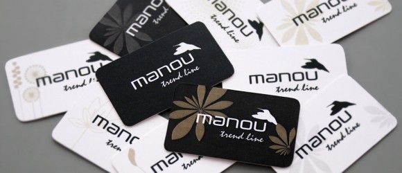 Logo Etikett Manou Formfest Visuelle Kommunikation