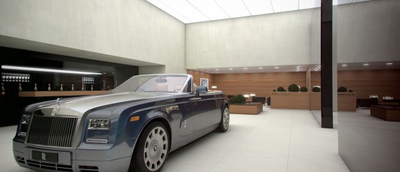 Rendering Rolls Royce Messe Stand Visualisierung 2013